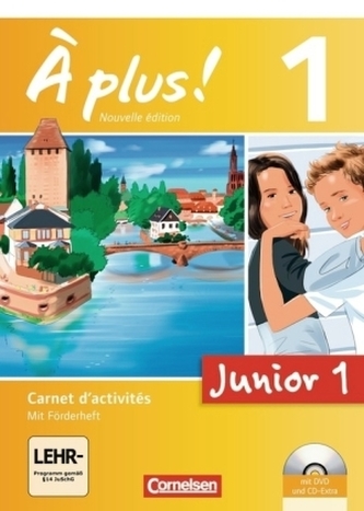 Junior 1, Carnet d'activités mit DVD-ROM und CD-Extra