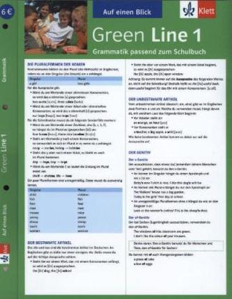 Auf einen Blick: Grammatik passend zum Schulbuch