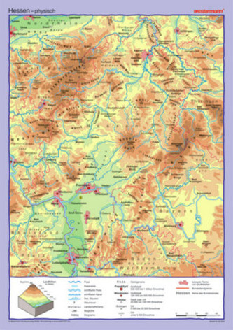 Hessen, Posterkarte