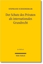 Der Schutz des Privaten als internationales Grundrecht