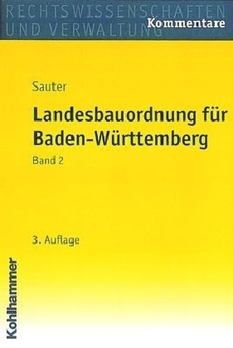 Landesbauordnung für Baden-Württemberg (LBO), Kommentar, 2 Ordner zur Fortsetzung
