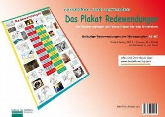 Das Plakat Redewendungen