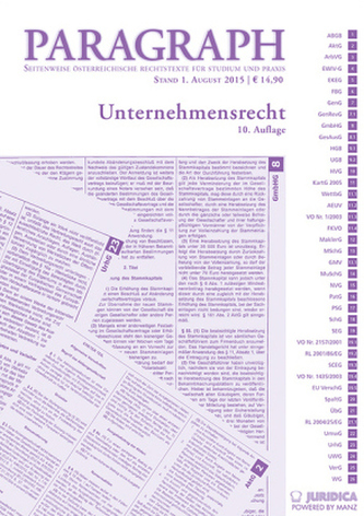 Unternehmensrecht (f.Österreich)