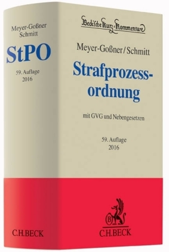 Strafprozessordnung (StPO), Kommentar