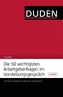 Duden Ratgeber - Die 50 wichtigsten Arbeitgeberfragen im Vorstellungsgespräch kompakt