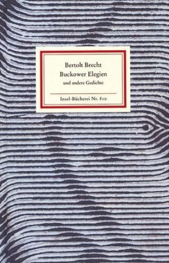 Buckower Elegien. Gedichte im Exil