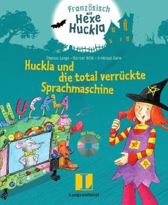 Huckla und die total verrückte Sprachmaschine, m. Audio-CD