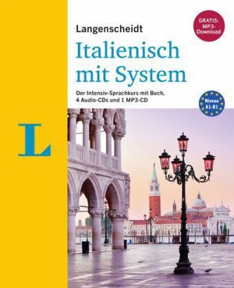 Langenscheidt Italienisch mit System - Der Intensiv-Sprachkurs mit Buch, 4 Audio-CDs und 1 MP3-CD