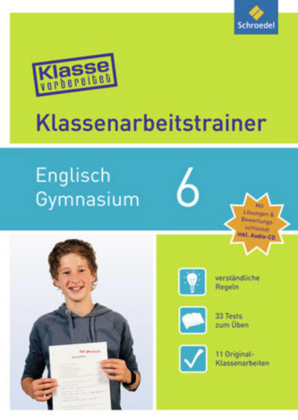 Klassenarbeitstrainer Englisch 6, m. Audio-CD