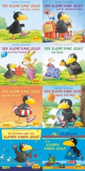 Pixi-Buch 1736-1743 (Der kleine Rabe Socke)
