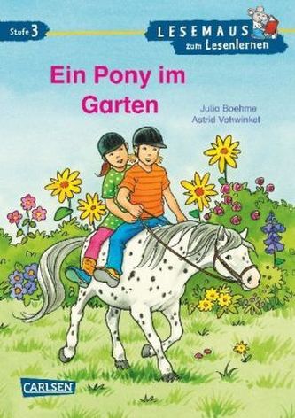 Ein Pony im Garten