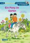 Ein Pony im Garten