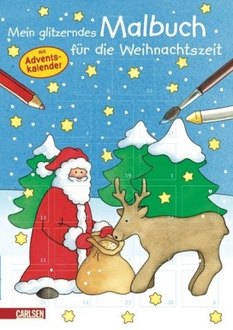 Mein glitzerndes Malbuch für die Weihnachtszeit