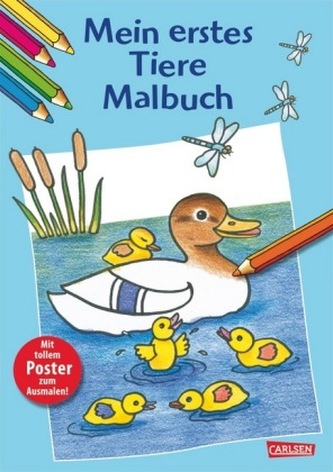 Mein erstes Tiere Malbuch