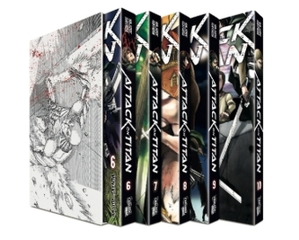Attack on Titan, 5 Bde., m. Extra. Bd.6-10