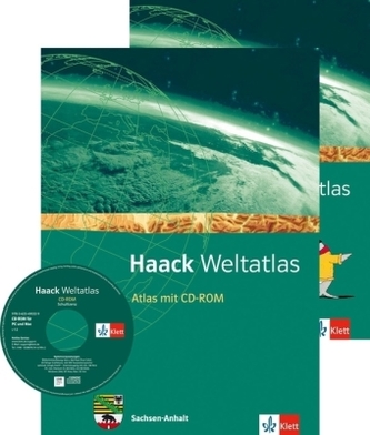 Haack Weltatlas für Sekundarstufe I in Sachsen-Anhalt, m. CD-ROM u. Arbeitsheft Kartenlesen