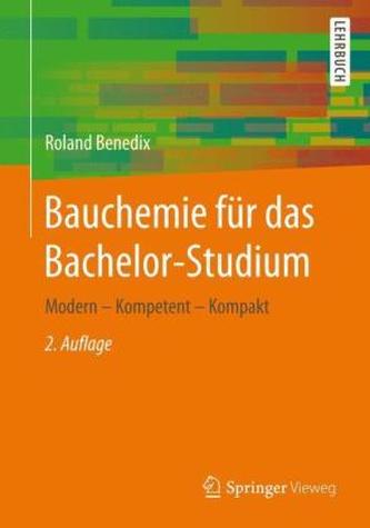 Bauchemie für das Bachelor-Studium