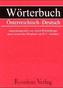 Wörterbuch Österreichisch-Deutsch