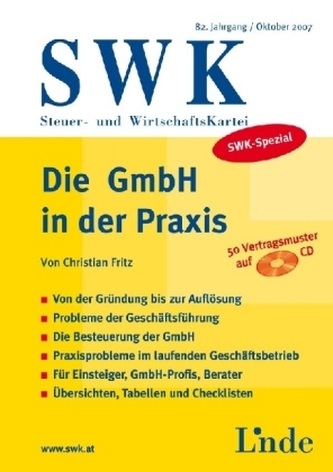 Die GmbH in der Praxis (f. Österreich), m. CD-ROM