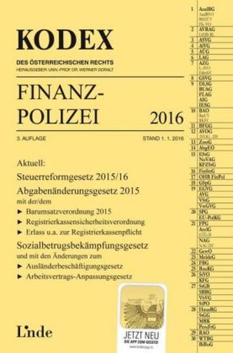 KODEX Finanzpolizei 2016 (f. Österreich)