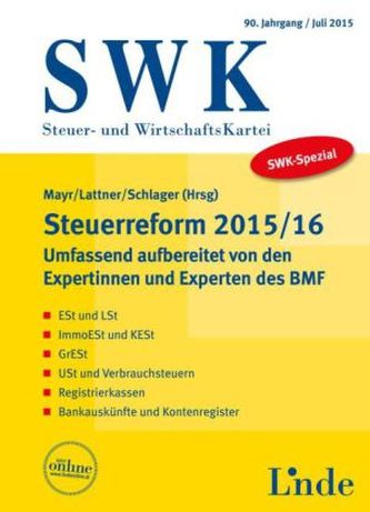 SWK-Spezial Steuerreform 2015/2016 (f. Österreich)
