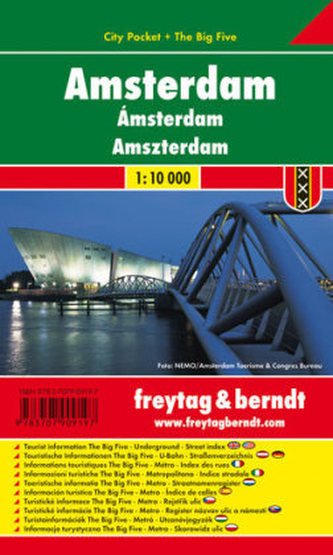 PL 105 CP Amsterdam 1:10 000 / kapesní plán města