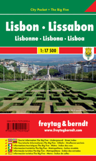 PL 89 CP Lisabon 1:10 000 / kapesní plán města