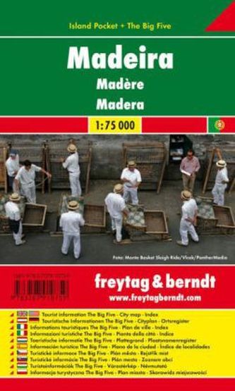 Freytag & Berndt Autokarte Madeira. Madère. Madera