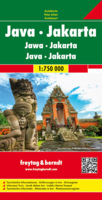 Freytag & Berndt Autokarte Java, Jakarta. Jawa, Jakarta