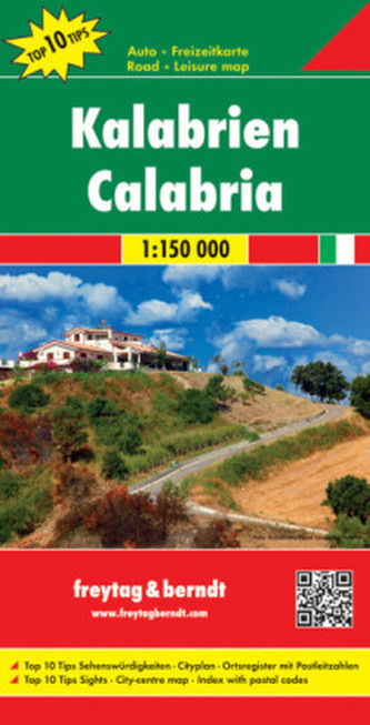 AK 0629 Kalábrie, Catanzaro 1:150 000 / automapa + rekreační mapa