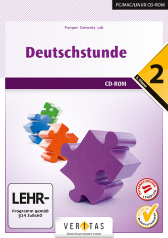 Deutschstunde, 2. Klasse NMS / HS / AHS, Übungs-CD-ROM mit Lösungen