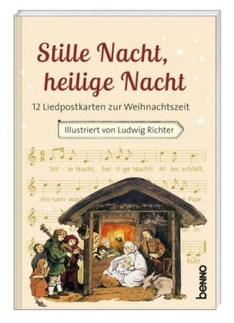 'Stille Nacht, heilige Nacht', 12 Liedpostkarten zur Weihnachtszeit