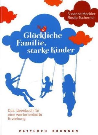Glückliche Familie, starke Kinder