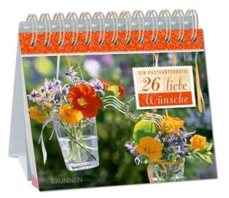 26 liebe Wünsche, Postkartenbuch