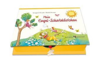 Mein Engel-Schatzkästchen, Box m. 48 Ktn. u. Engel-Anhänger