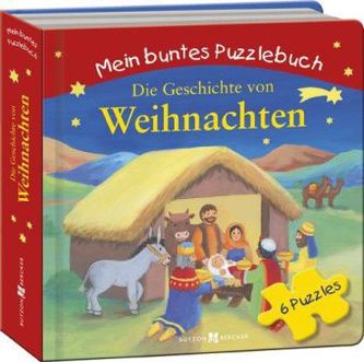 Mein buntes Puzzle-Buch - Die Geschichte von Weihnachten
