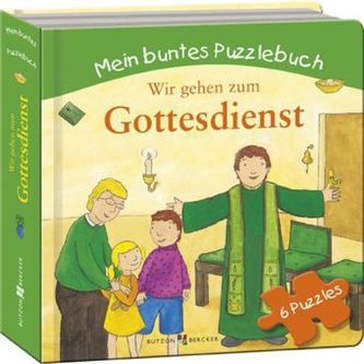 Mein buntes Puzzlebuch - Wir gehen zum Gottesdienst