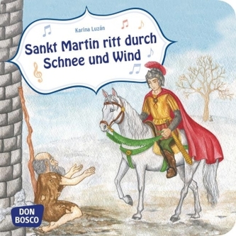 Sankt Martin ritt durch Schnee und Wind