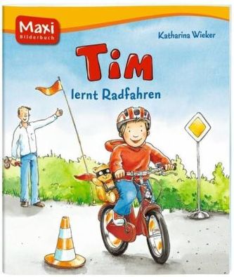 Tim lernt Rad fahren