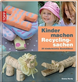 Kinder machen Recyclingsachen
