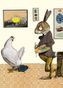 Osterhase, Postkarten
