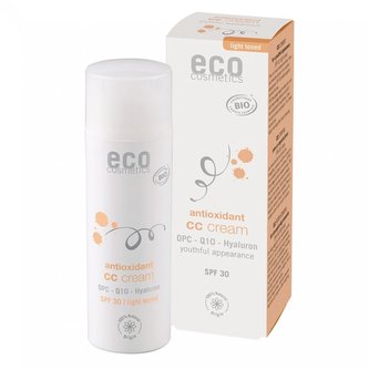 Eco Cosmetics CC krém SPF 30 BIO - light (50 ml) - komplexní péče pro vaši pleť