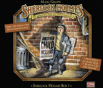 Sherlock Holmes Box, 4 Audio-CDs. Box.1