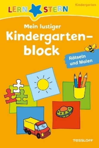 Mein lustiger Kindergartenblock - Rätseln und Malen