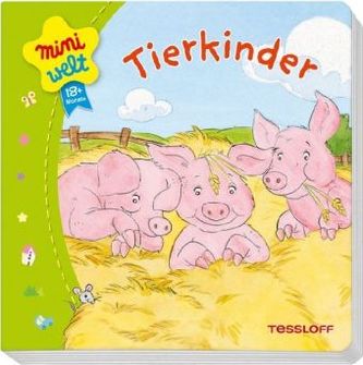 Erstes Bilderbuch: Tierkinder