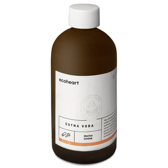 Ecoheart Ústní voda Hřebíček a skořice (300 ml) - ve skleněné lahvi