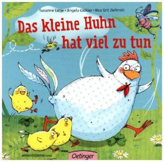Das kleine Huhn hat viel zu tun