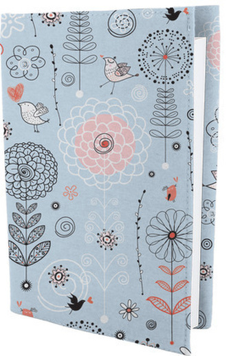 Buchhülle Motiv 'Blumenwonne'