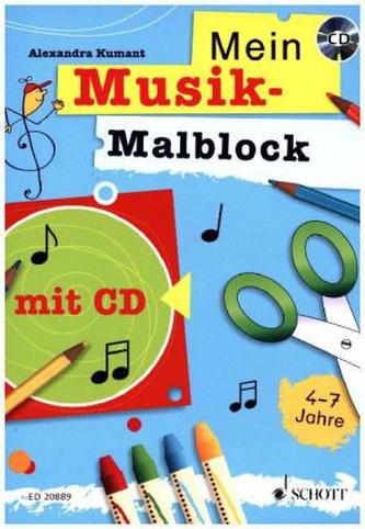 Mein Musikmalblock, m. Audio-CD