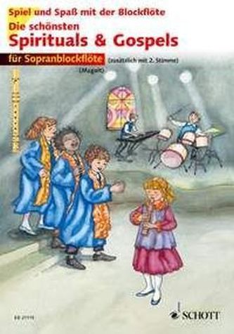 Die schönsten Spirituals & Gospels, für 1-2 Sopran-Blockflöten